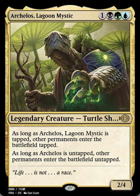 Archelos, Lagoon Mystic from Magic Online Promos