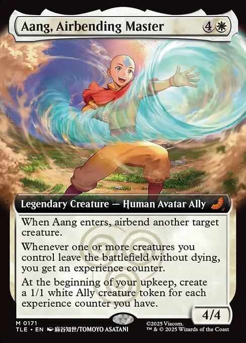 Aang, Airbending Master from Avatar: The Last Airbender Eternal