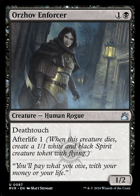 Orzhov Enforcer from Ravnica Remastered