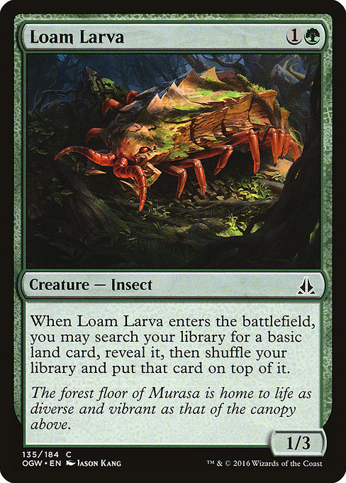 Loam Larva highlighted card art