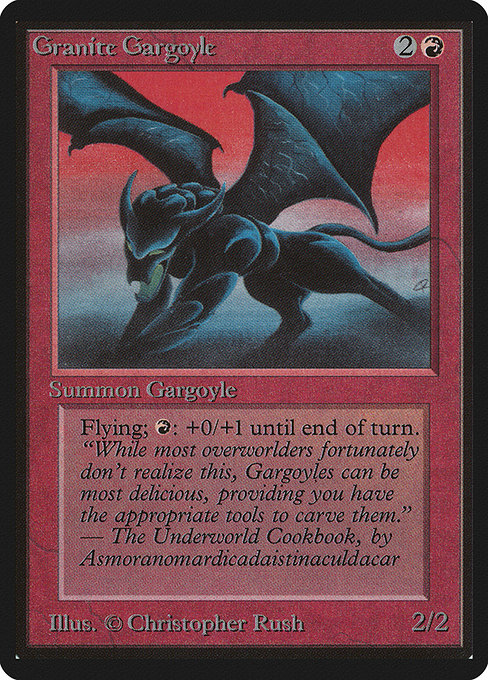 Granite Gargoyle from Limited Edition Beta