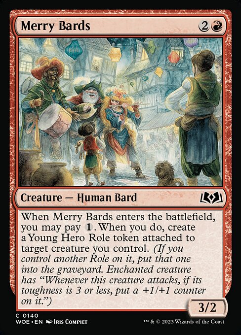 Merry Bards highlighted card art