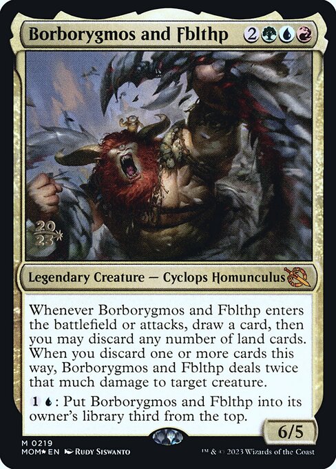 Borborygmos and Fblthp from March of the Machine Promos