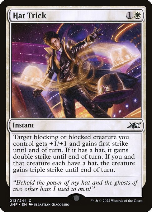 Hat Trick from Unfinity