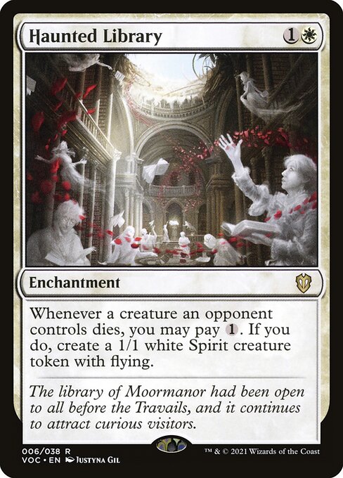 Haunted Library from Crimson Vow Commander