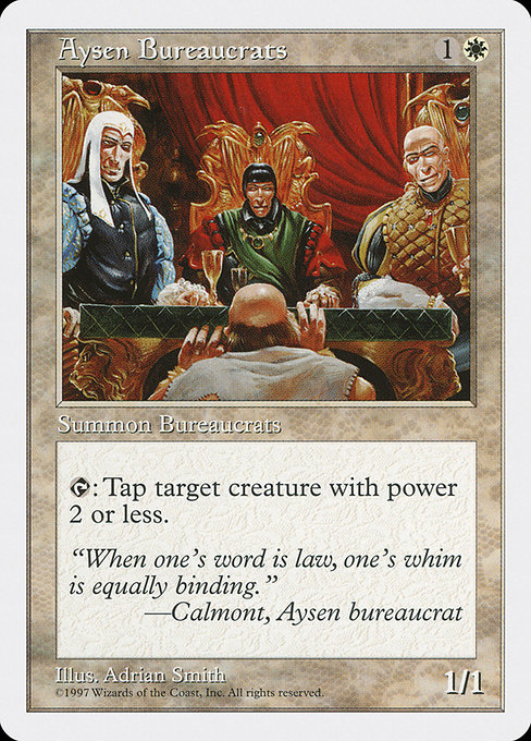 Aysen Bureaucrats from Fifth Edition