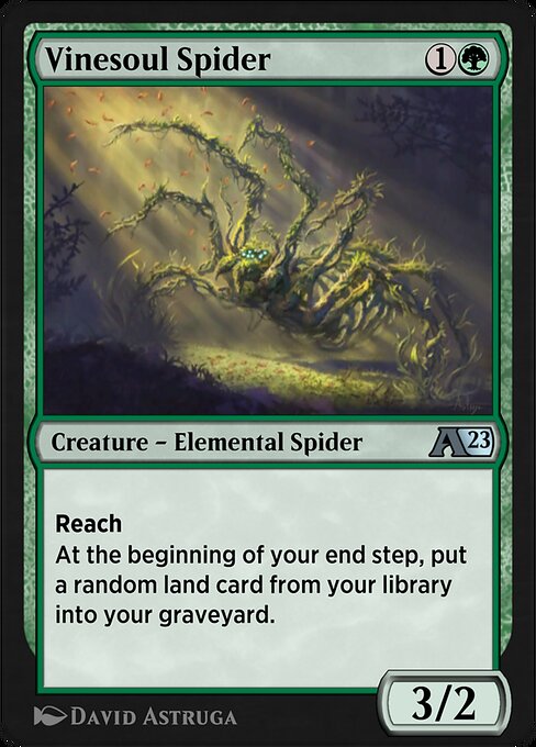 Vinesoul Spider highlighted card art