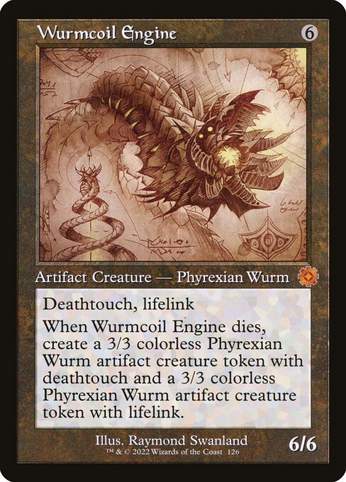 Wurmcoil Engine from The Brothers' War Retro Artifacts