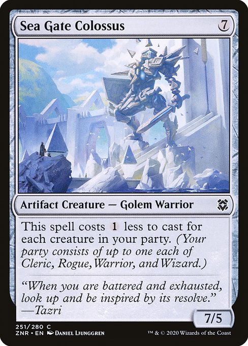 Sea Gate Colossus highlighted card art