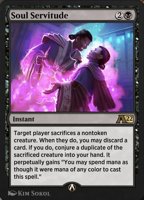 Soul Servitude highlighted card art