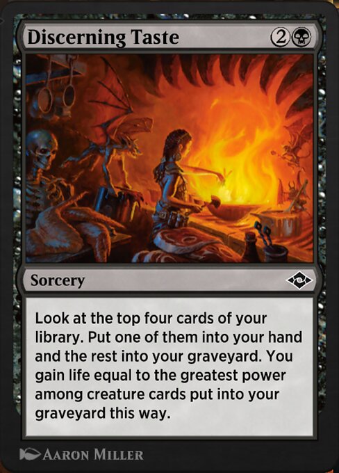 Discerning Taste highlighted card art