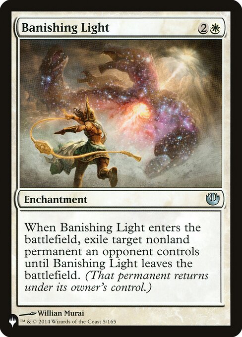 Banishing Light from The List