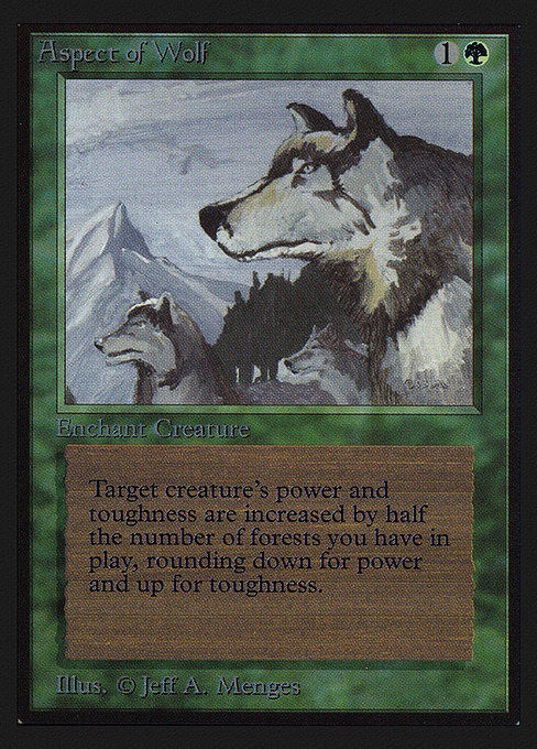Aspect of Wolf from Intl. Collectors' Edition