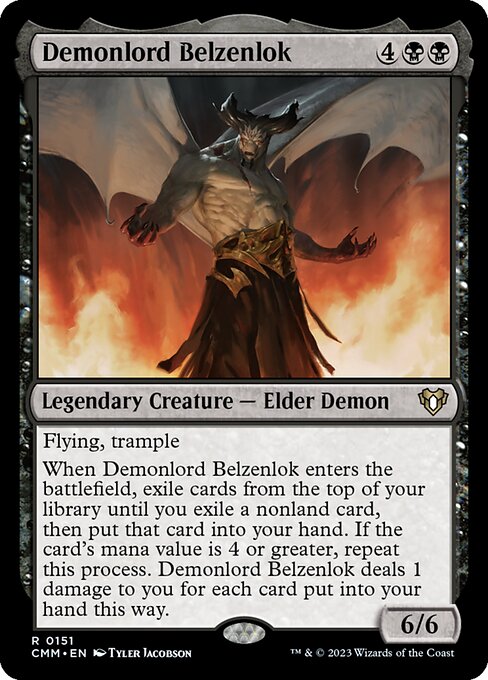Demonlord Belzenlok from Commander Masters