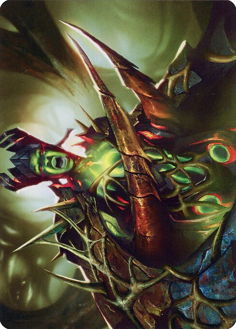 Maze's Mantle // Maze's Mantle from Phyrexia: All Will Be One Art Series