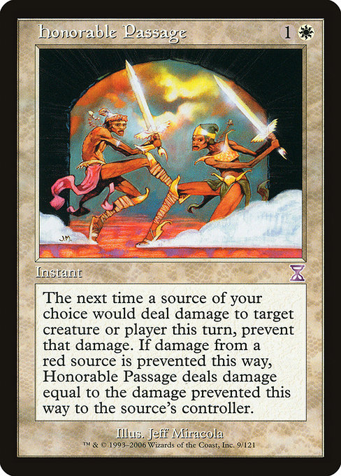 Honorable Passage highlighted card art