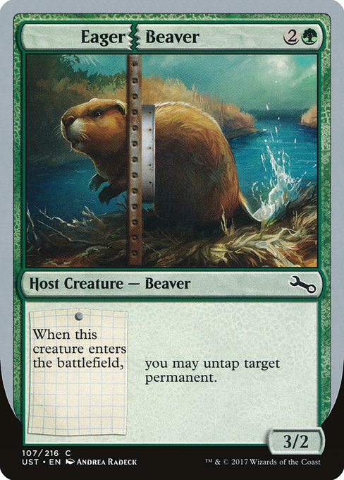 Eager Beaver highlighted card art