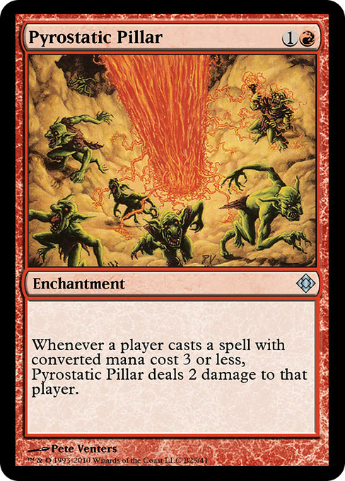 Pyrostatic Pillar highlighted card art