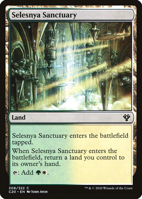 Selesnya Sanctuary from Commander 2020
