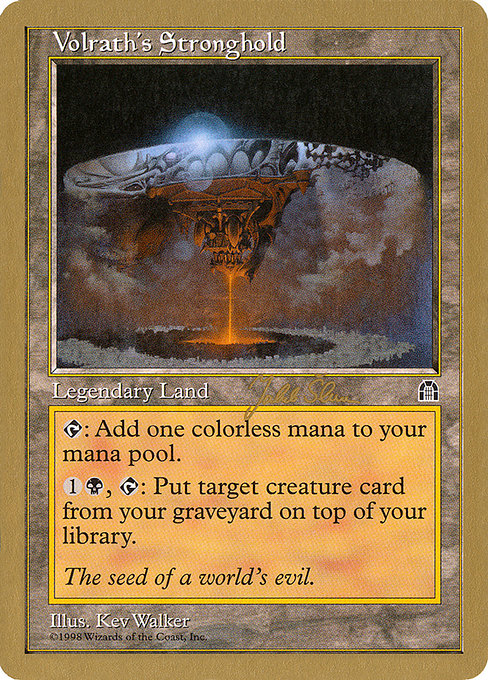 Volrath's Stronghold from World Championship Decks 1999
