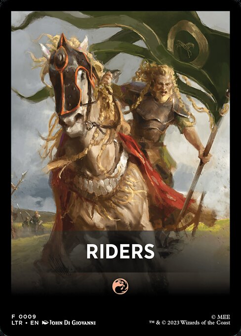 Riders highlighted card art