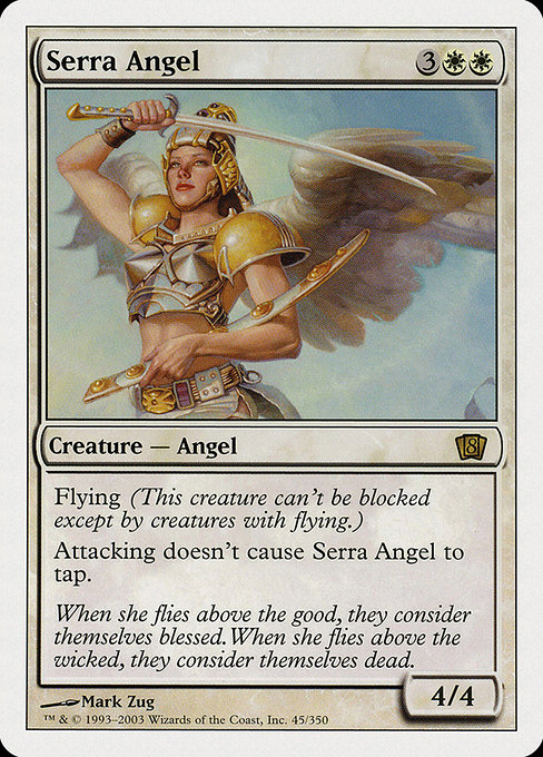 Serra Angel from Eighth Edition