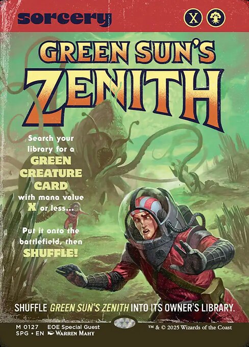 Green Sun's Zenith highlighted card art