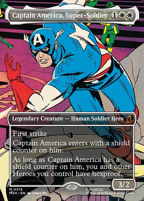 Captain America, Super-Soldier from Marvel Super Heroes
