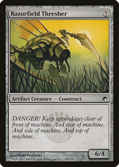 Razorfield Thresher highlighted card art