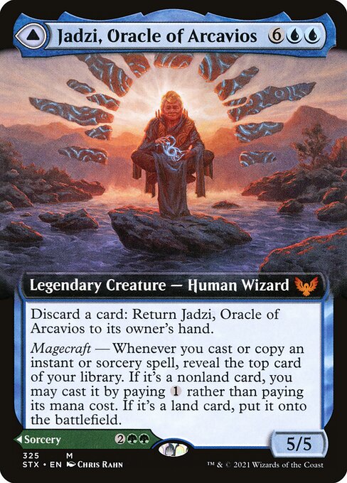 Jadzi, Oracle of Arcavios // Journey to the Oracle from Strixhaven: School of Mages