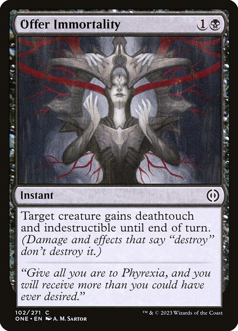 Offer Immortality from Phyrexia: All Will Be One