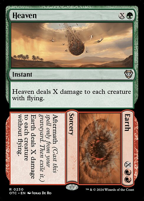 Heaven // Earth highlighted card art