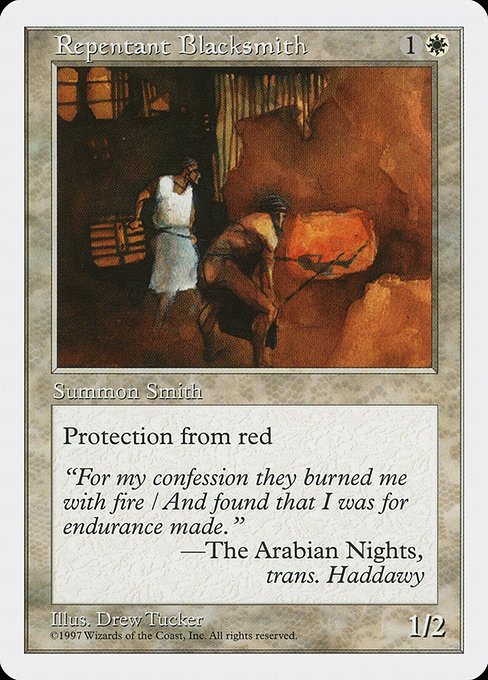 Repentant Blacksmith highlighted card art