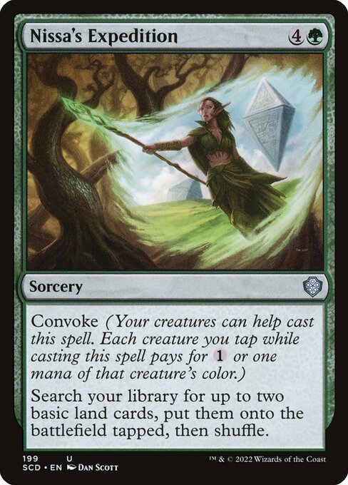 Nissa's Expedition highlighted card art