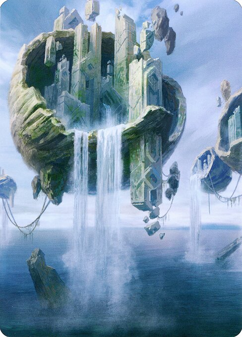 Island // Island from Zendikar Rising Art Series