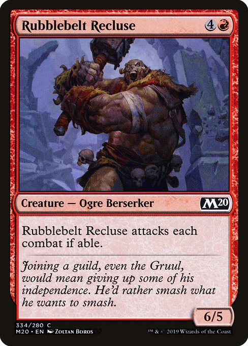 Rubblebelt Recluse highlighted card art