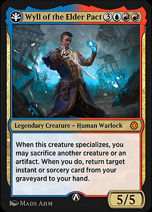 Wyll of the Elder Pact highlighted card art