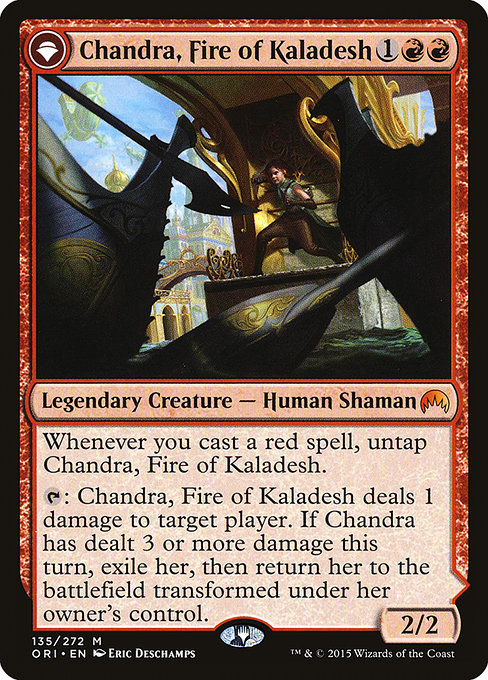 Chandra, Fire of Kaladesh // Chandra, Roaring Flame from Magic Origins
