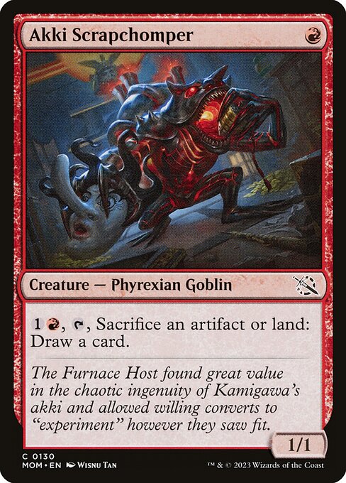 Akki Scrapchomper highlighted card art