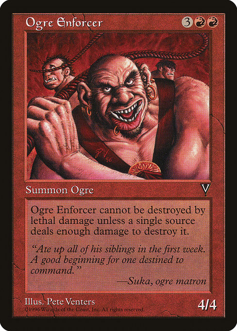 Ogre Enforcer highlighted card art