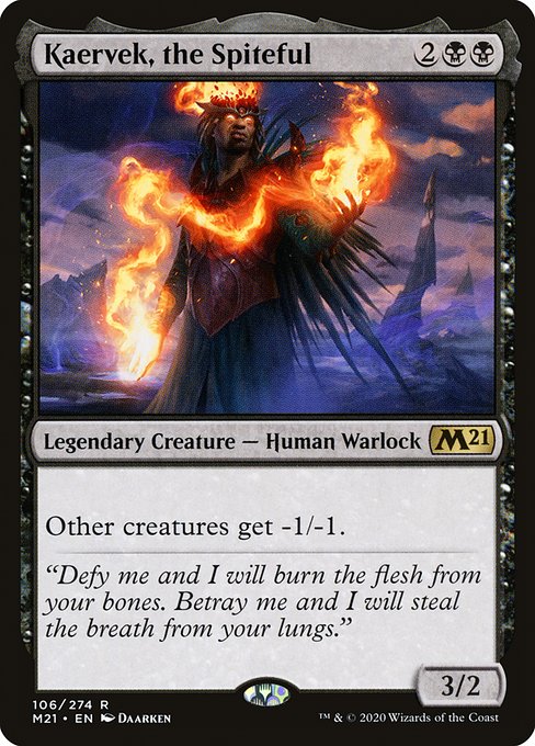 Kaervek, the Spiteful from Core Set 2021