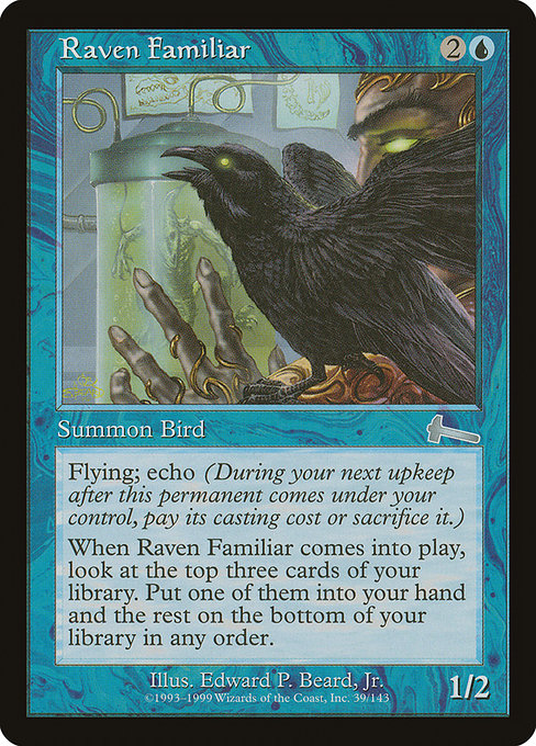 Raven Familiar from Urza's Legacy
