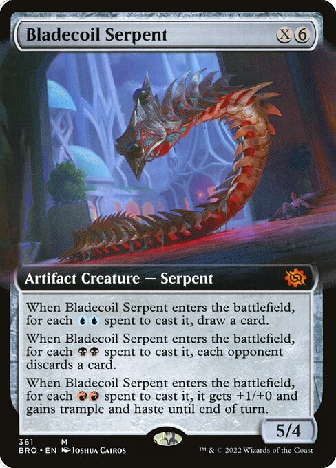 Bladecoil Serpent from The Brothers' War