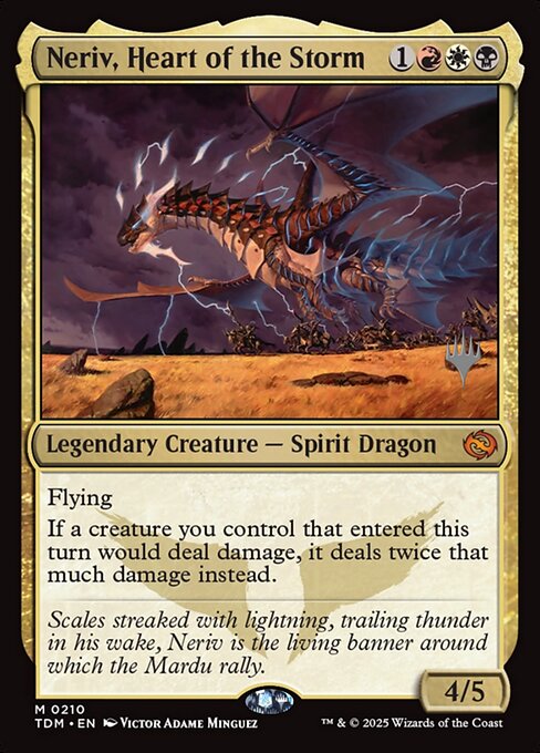 Neriv, Heart of the Storm from Tarkir: Dragonstorm Promos