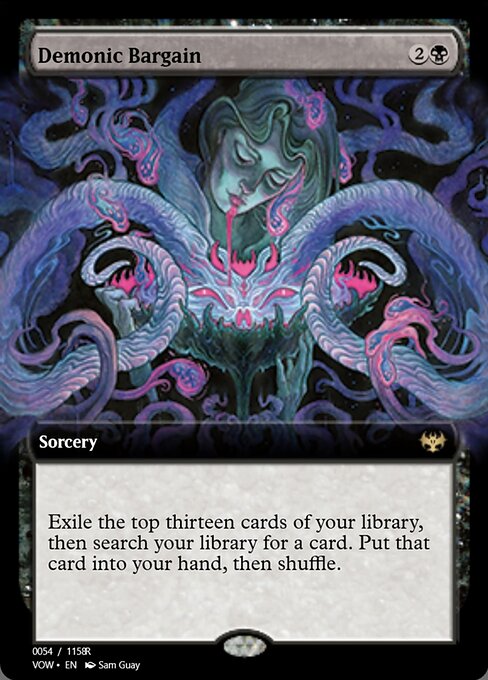 Demonic Bargain highlighted card art