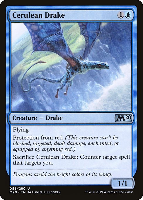 Cerulean Drake highlighted card art