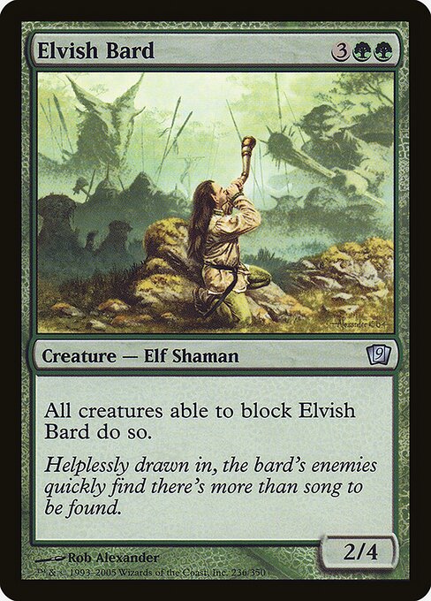 Elvish Bard highlighted card art