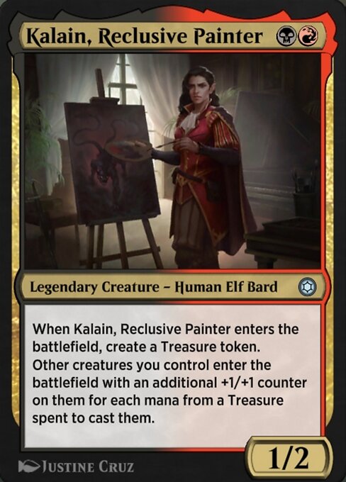 Kalain, Reclusive Painter highlighted card art