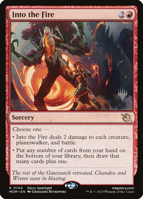 Into the Fire from March of the Machine Promos