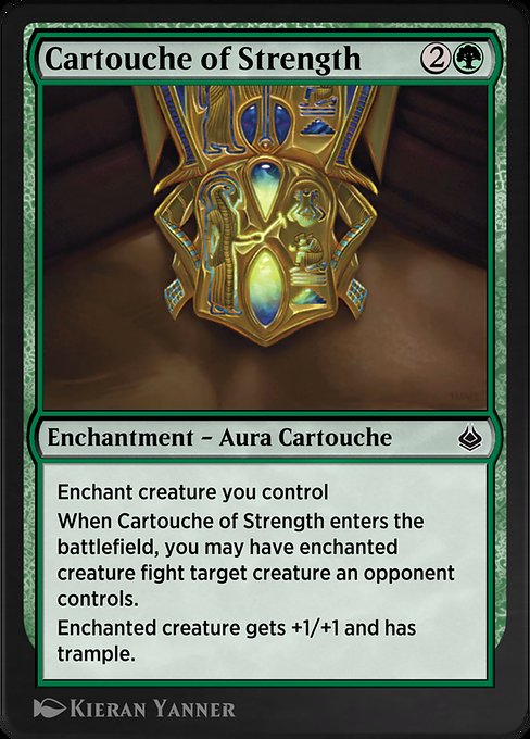 Cartouche of Strength from Amonkhet Remastered
